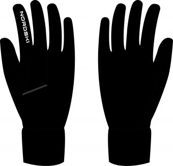 перчатки NORDSKI NSJ148100 ACTIV JR BLACK WS
