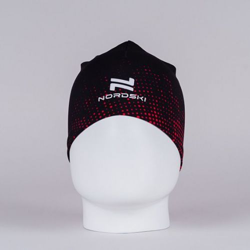 шапка NORDSKI NSV112190 PRO BLACK/RED