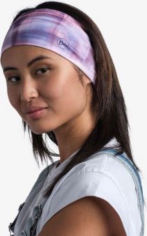 повязка BUFF 128746.605.10 CoolNet® UV+ Wide Headband Seary Purple