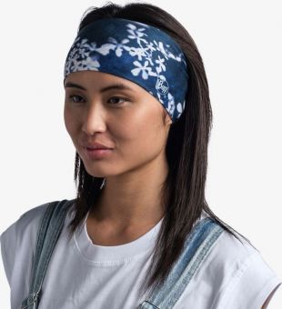 повязка BUFF 128751.779.10 CoolNet® UV+ Ellipse Headband Mims Night Blue