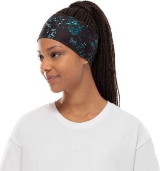 повязка BUFF 125509.999.10 CoolNet® UV+ Wide Headband Speckle Black