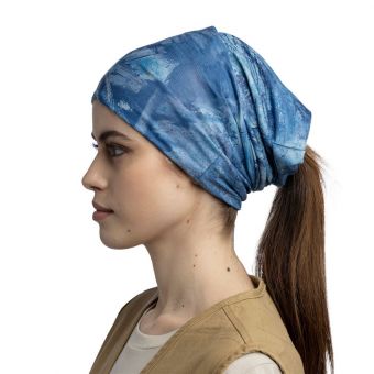 бандана BUFF 131859.737.10 COOLNET REAL TREE ASPECT OCEAN BLUE