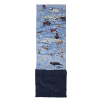 бандана BUFF 136818.725 POLAR IMUS WASHED BLUE