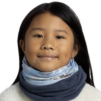 бандана BUFF 136818.725 POLAR IMUS WASHED BLUE