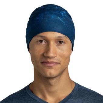 шапка BUFF 136627.707 ECOSTRETCH BEANIE ONEY BLUE