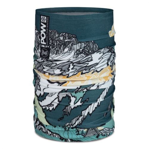 бандана BUFF 134704.845 THERMONET POW LIXOT GREEN