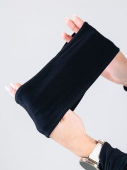 повязка NONAME 2001197-0001 POLYKNIT HEADBAND 24 BLACK