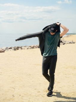 кофта NONAME 2001644-0194 TRACK HOODIE 23 UX BLACK MELANGE