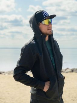 кофта NONAME 2001644-0194 TRACK HOODIE 23 UX BLACK MELANGE