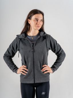 кофта NONAME 2001645-0194 TRACK HOODIE 23 WOS BLACK MELANGE