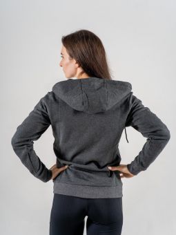кофта NONAME 2001645-0194 TRACK HOODIE 23 WOS BLACK MELANGE