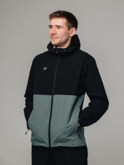 куртка NONAME 2001882-0207 ICON TECH JACKET UX BLK/TEEL GREEN
