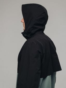 куртка NONAME 2001882-0207 ICON TECH JACKET UX BLK/TEEL GREEN