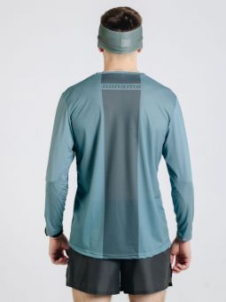 лонгслив NONAME 2500003-0288 MILER T-SHIRT LS UX 25 GREY/GREEN