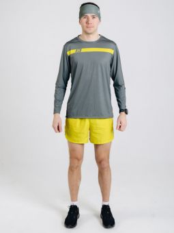 лонгслив NONAME 2500003-0368 MILER T-SHIRT LS UX 25 GREY/YELLOW