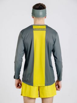 лонгслив NONAME 2500003-0368 MILER T-SHIRT LS UX 25 GREY/YELLOW