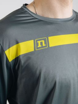 лонгслив NONAME 2500003-0368 MILER T-SHIRT LS UX 25 GREY/YELLOW