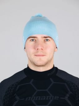 шапка NONAME 2001153-0331 XC KNIT HAT MID BLUE