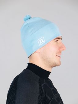 шапка NONAME 2001153-0331 XC KNIT HAT MID BLUE
