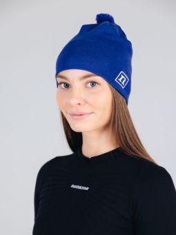 шапка NONAME 2001153-0005 XC KNIT HAT BLUE