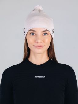 шапка NONAME 2001153-0096 XC KNIT HAT CREAM WHITE