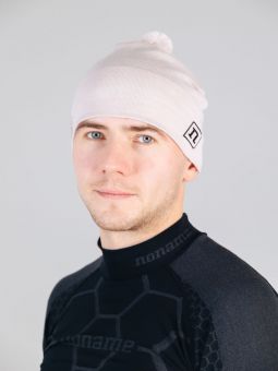 шапка NONAME 2001153-0096 XC KNIT HAT CREAM WHITE