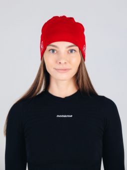 шапка NONAME 2001153-0008 XC KNIT HAT DARK RED