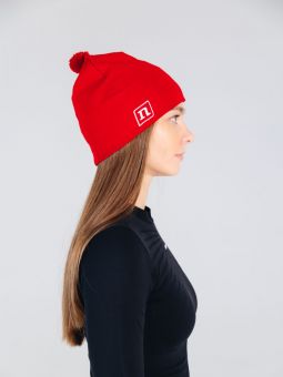 шапка NONAME 2001153-0008 XC KNIT HAT DARK RED