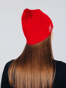 шапка NONAME 2001153-0008 XC KNIT HAT DARK RED
