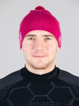 шапка NONAME 2001153-0279 XC KNIT HAT DARK RASPBERRY