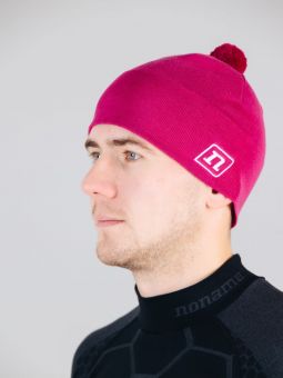 шапка NONAME 2001153-0279 XC KNIT HAT DARK RASPBERRY