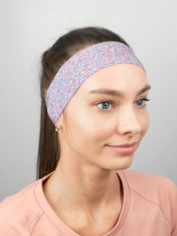 повязка NONAME 6000177-0535 SPRINT HEADBAND 22 BLUE/PINK