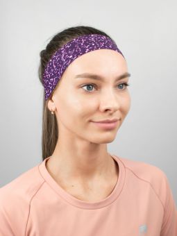 повязка NONAME 6000177-3135 SPRINT HEADBAND 22 PURPLE/PINK