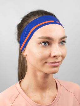 повязка NONAME 6000177-0567 SPRINT HEADBAND 22 BLUE/ORANGE