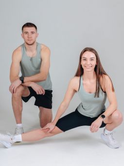 майка NONAME 2002022-0295 PACE SINGLET 26 MEN DUSTY GREEN