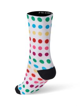носки NONAME 2002054-0340 CREW SOCKS WHITE RAINBOW