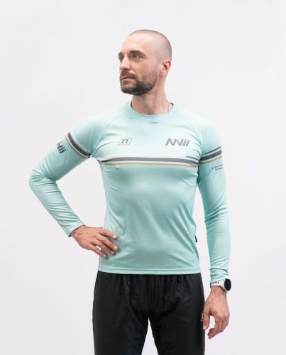 рубашка NONAME RUNNING SHIRT LS NVII TEAL UX