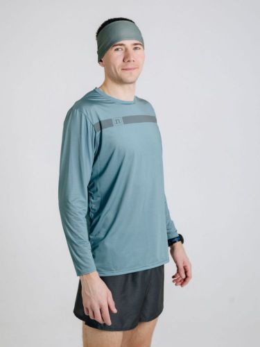 лонгслив NONAME 2500003-0288 MILER T-SHIRT LS UX 25 GREY/GREEN