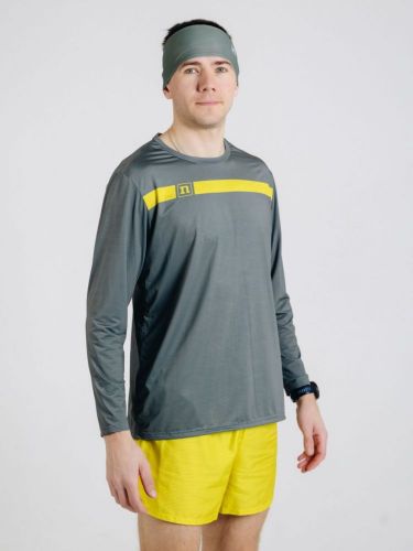 лонгслив NONAME 2500003-0368 MILER T-SHIRT LS UX 25 GREY/YELLOW