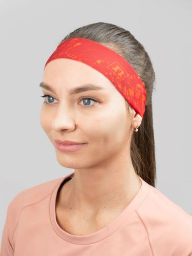 повязка NONAME 6000177-6711 SPRINT HEADBAND 22 ORANGE/RED