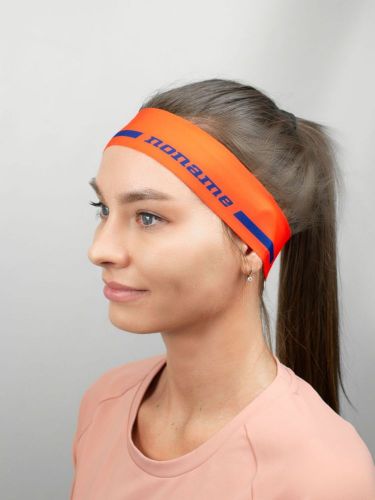 повязка NONAME 6000177-0158 SPRINT HEADBAND 22 ORANGE/NAVY