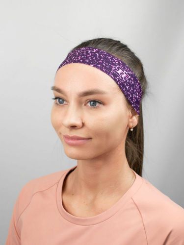 повязка NONAME 6000177-3135 SPRINT HEADBAND 22 PURPLE/PINK