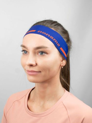 повязка NONAME 6000177-0567 SPRINT HEADBAND 22 BLUE/ORANGE