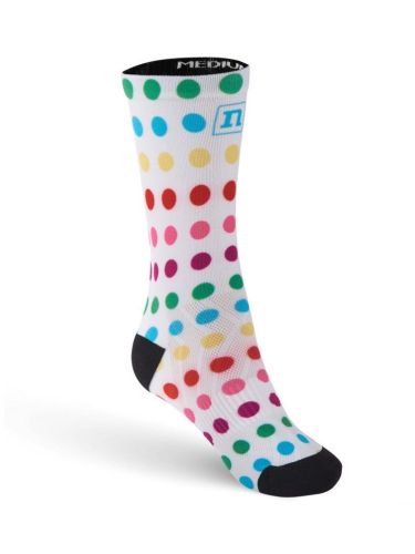 носки NONAME 2002054-0340 CREW SOCKS WHITE RAINBOW