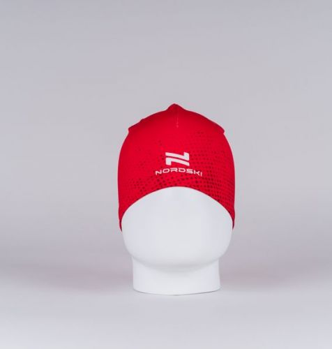 шапка NORDSKI NSJ123900 PRO JR RED/BLACK