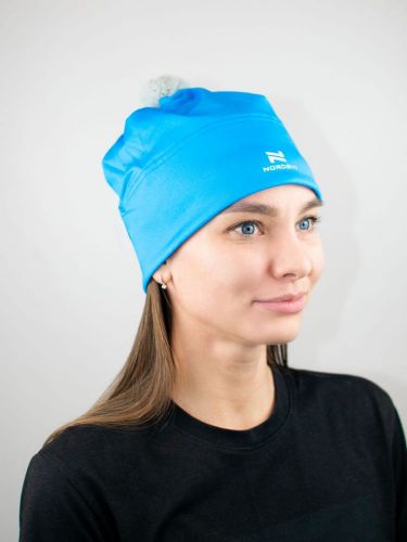 шапка NORDSKI NSV273790 TRAIN LIGHT BLUE