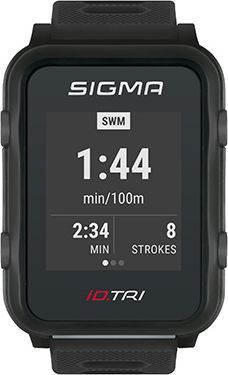 часы спортивные SIGMA ID.TRI BLACK BASIC 24200